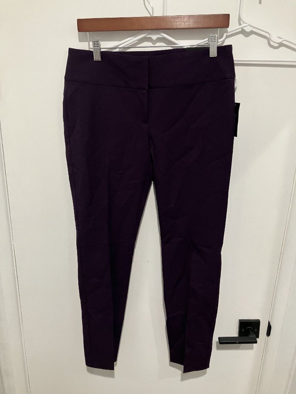 Alfani Petite Women's Slim Leg Pants, Dark Fig, Size 8P, New With Tags